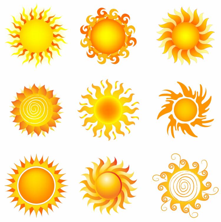 Suns (133552) Free AI, EPS Download / 4 Vector