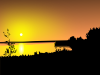 free vector Sunset clip art