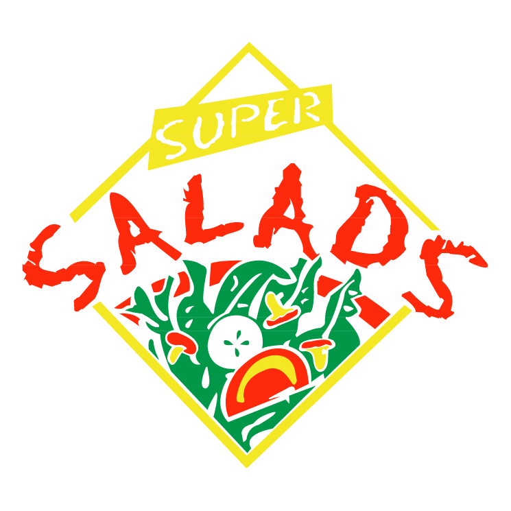 free vector Super salads