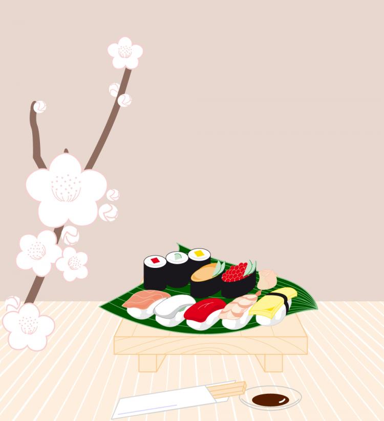 free vector Sushi Vector Graphics