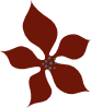 free vector Sutrannu Red Flower clip art