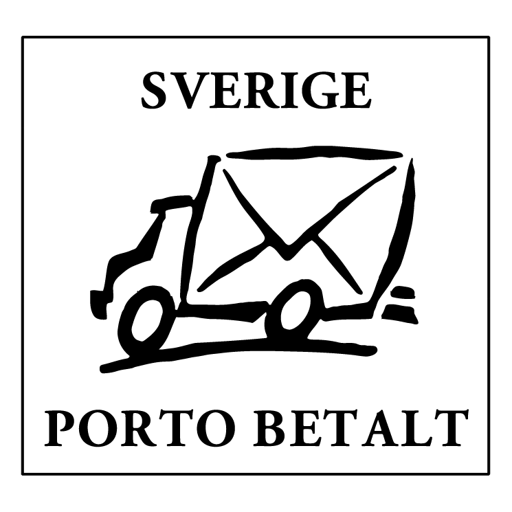 free vector Sverige porto betalt