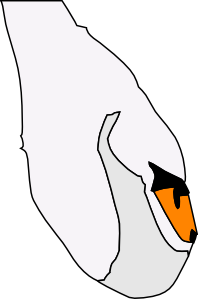 free vector Swan clip art