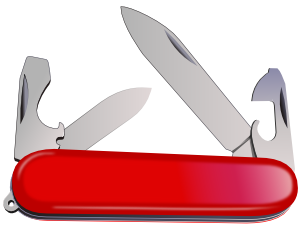 free vector Swiss Army Knife clip art