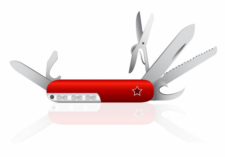 free vector Swiss army knife