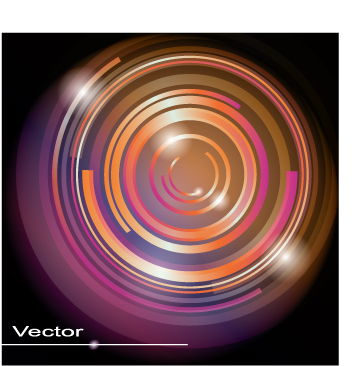 free vector Symphony circular vector background