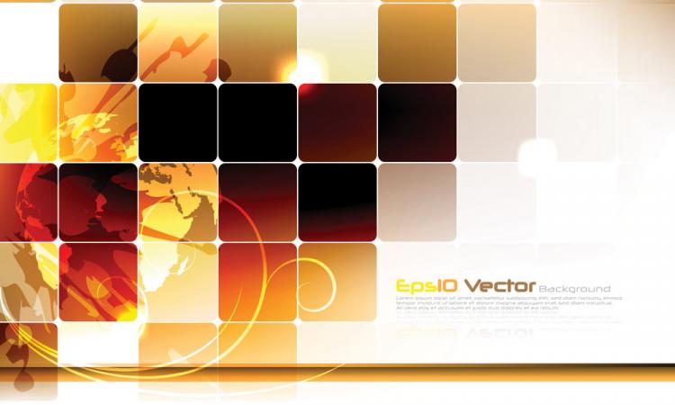 free vector Symphony lattice vector background