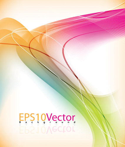 free vector Symphony line background vector