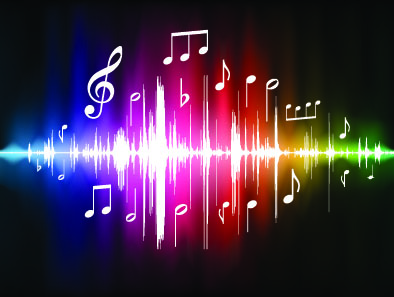 free vector Symphony music background vector
