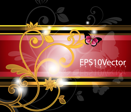 free vector Symphony of the background pattern vector