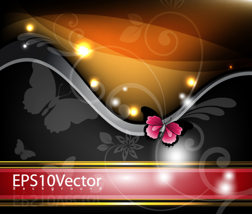 free vector Symphony of the background pattern vector