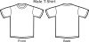 free vector T Shirt Template clip art
