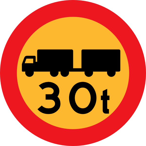 free vector T Truck Sign clip art