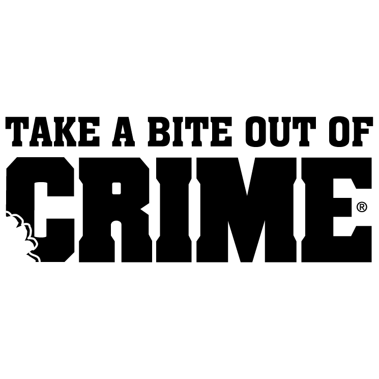 free vector Take a bite out of crime