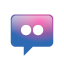 free vector Talk Bubble Vector Social Icons Set