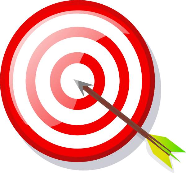 free vector Target With Arrow clip art