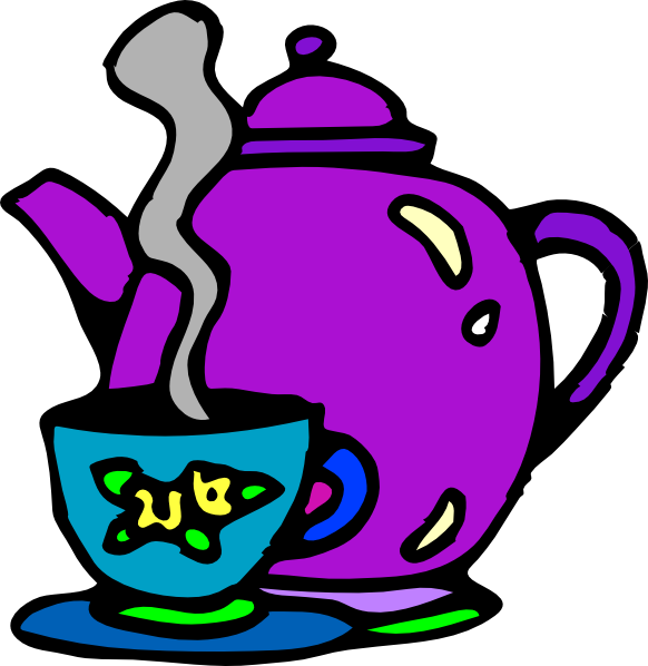 free vector Tea Kettle And Cup clip art