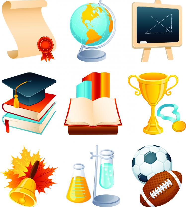 Download Teaching Material Icons - Vol (19770) Free EPS Download / 4 Vector