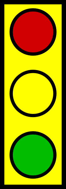 yellow stoplight clip art - photo #47