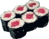 free vector Tekka Maki Sushi clip art