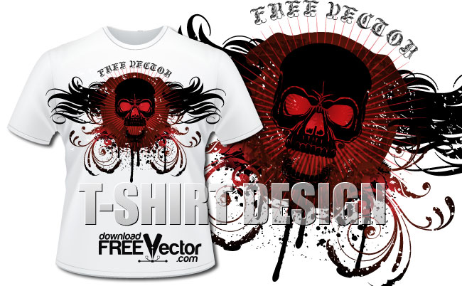 Download Template T Shirt Design 124241 Free Ai Download 4 Vector