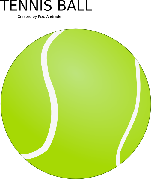 free vector Tennis Ball clip art