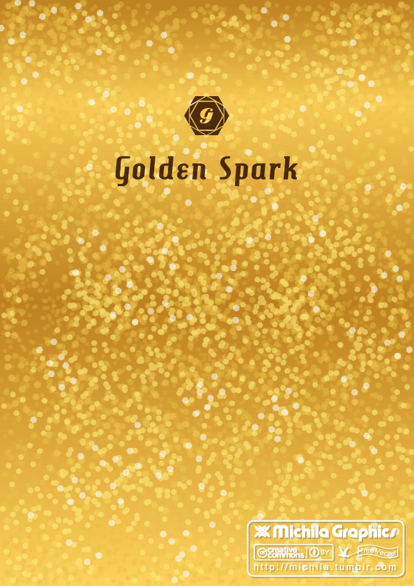 free vector Textures of Golden Spark