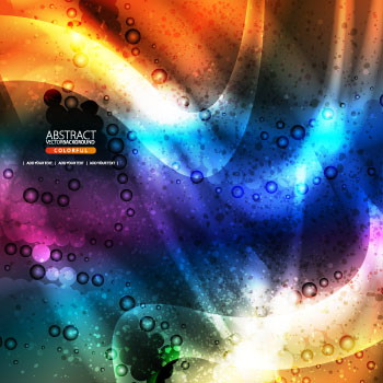 free vector The brilliant dynamic flow color 05 vector