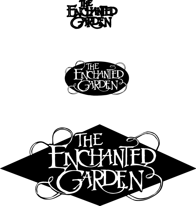 free vector The enchanted garden
