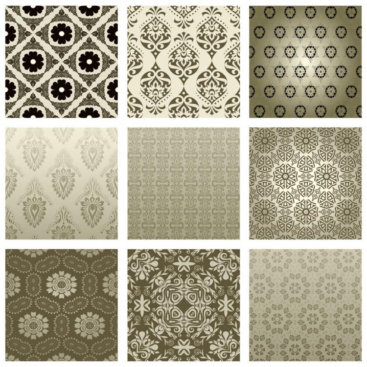free vector The exquisite pattern background pattern 02 vector