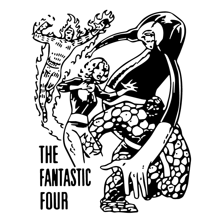 free vector The fantastic four 0