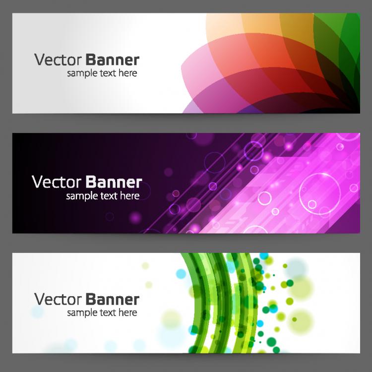 free vector The gorgeous strip card 02 vector