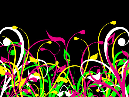 free vector The grass color vector material