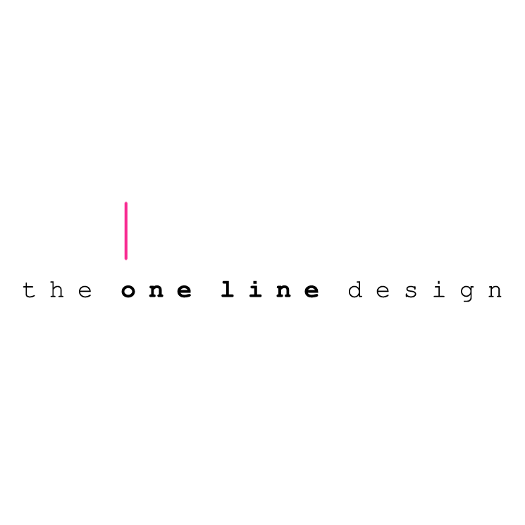 free vector The one line design