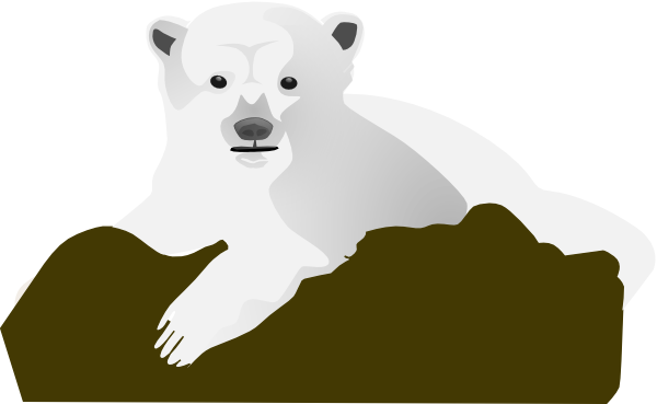 free vector The Polar Bear clip art