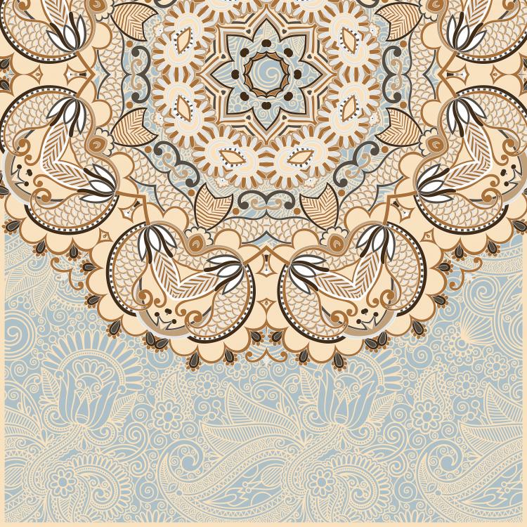 free vector The retro classic pattern background 01 vector
