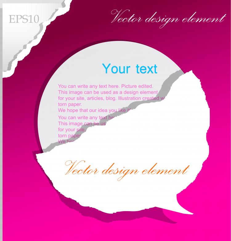 free vector The tears label dialog box 01 vector