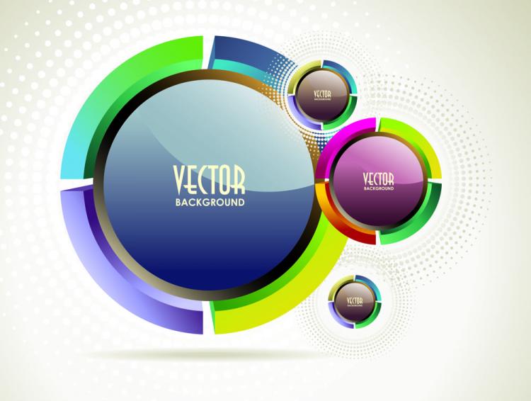 free vector The trend of dynamic flare background 03 vector