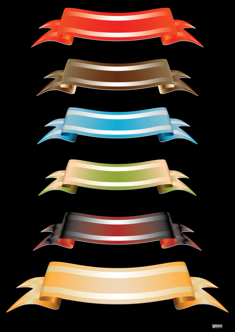 Theme Colored Banner Set (21508) Free EPS, SVG Download / 4 Vector