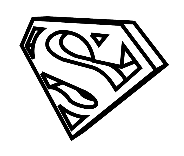 free vector Threedimensional superman logo vector