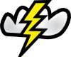 free vector Thunder Storm clip art