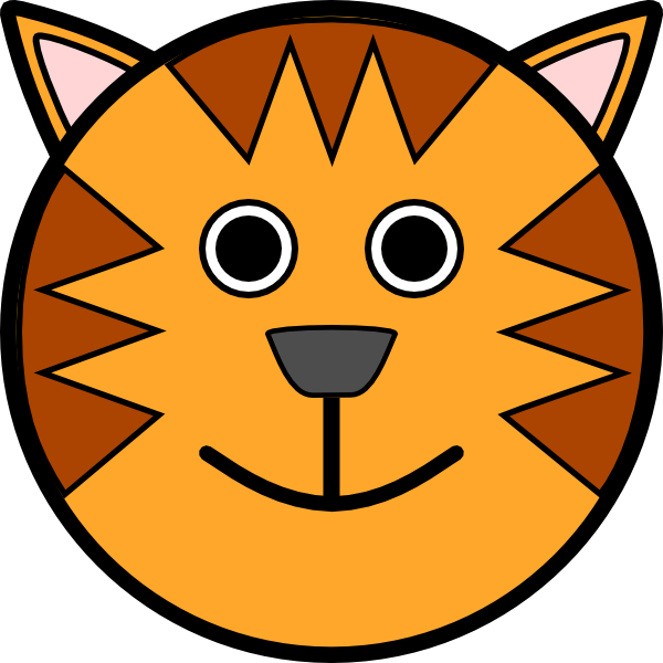 Download Tiger Face clip art (118575) Free SVG Download / 4 Vector