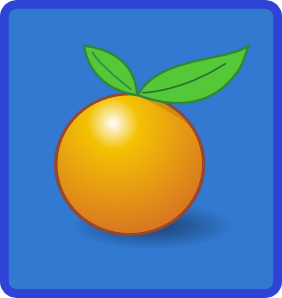 free vector Tile Orange clip art