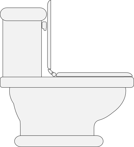 free vector Toilet Seat Open clip art