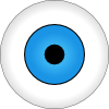 free vector Tonlima Olho Azul Blue Eye clip art