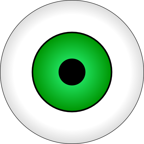 free vector Tonlima Olhos Verdes Green Eye clip art