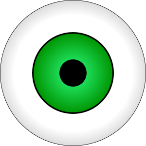 free vector Tonlima Olhos Verdes Green Eye clip art