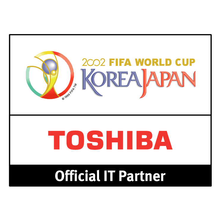 free vector Toshiba 2002 fifa world cup