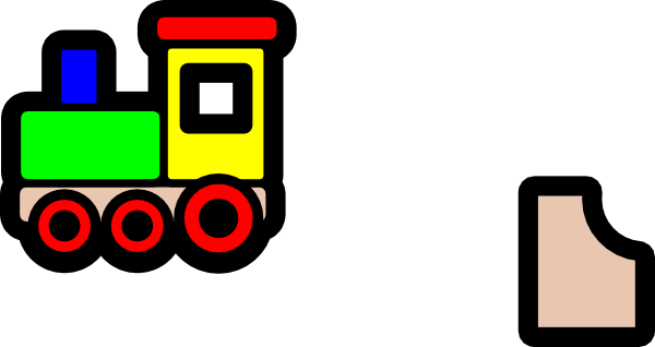 free vector Toy Train Icon clip art