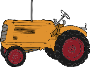 free vector Tractor clip art